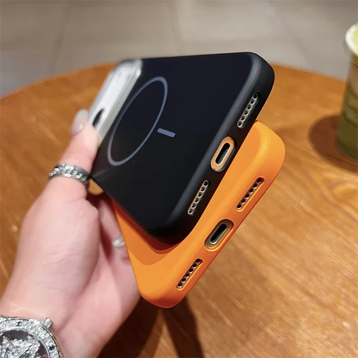 Ultra Thin PC Magnetic For Magsafe Wireless Charge Matte Case for iPhone 17 Air 16E 15 14 13 12 11 Pro Max Shockproof Hard Cover - Image 6