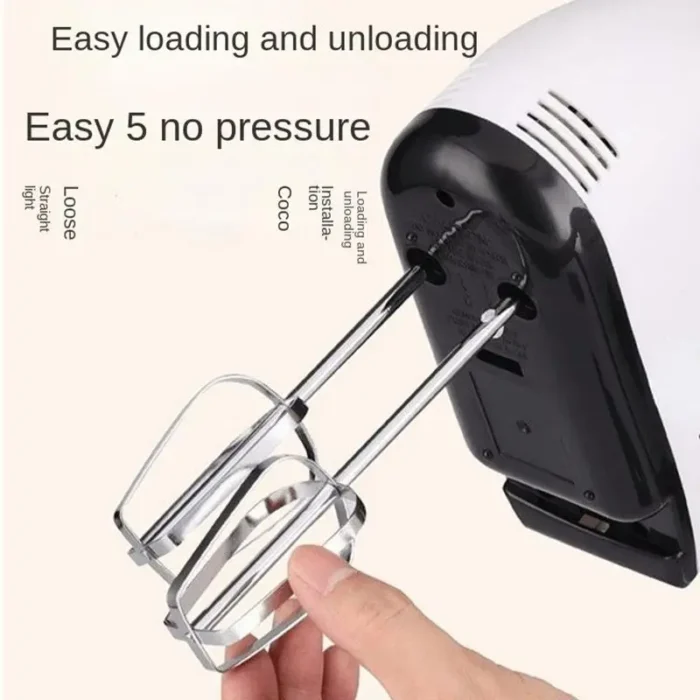Handheld electric egg beater Blender household automatic mixer egg white and cream beater mini 7-speed Frother for milk Coffee - Image 4