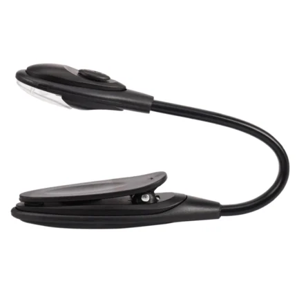 B53C Mini Flexible Clip-On Bright Booklight LED Travel Book Reading Lamp White Light Book Holder Small Table Lamp Light Small Gi