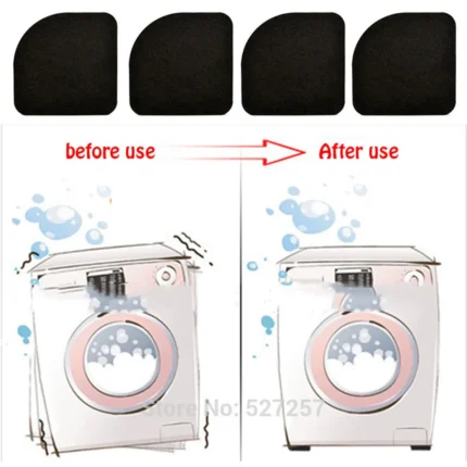 4pcs Mat Washing Machine Shock Mute Pads For Pads Refrigerator Non-slip Anti-Vibration Mats Home Appliances Protective Accessory