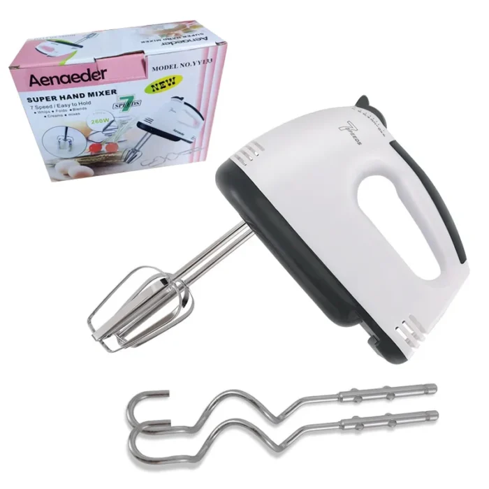 Handheld electric egg beater Blender household automatic mixer egg white and cream beater mini 7-speed Frother for milk Coffee - Image 6