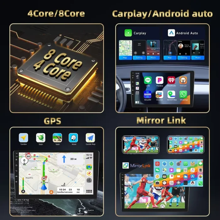 Android 15 Car Radio For Suzuki Vitara 4 2014 - 2018 GPS Multimedia Player Navi Head Unit 360 Camera Wireless Carplay Auto Video - Image 4